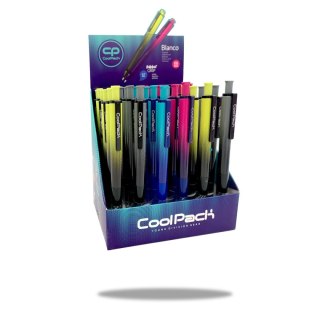 Patio Długopis Cool Pack BLANCO OIL GEL wkład niebieski 0,7mm Patio (03883CP/F)