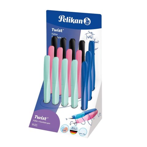 Pelikan Pióro wieczne Pelikan Twist mix 4 kol. (300007993) Pelikan Pióro wieczne Pelikan Twist mix 4 kol. (300007993)