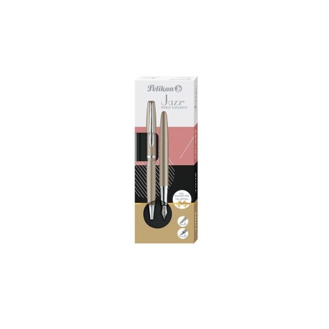 Pelikan Zestaw piśmienniczy Pelikan Jazz Noble Elegance Taupe pióro+długopis (400198412)