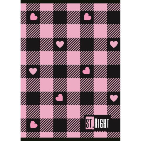 Unipap Zeszyt St.Right A5 32k. 70g krata Unipap