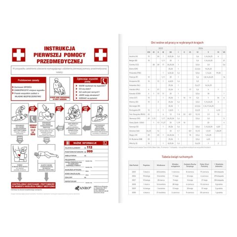 Wydawnictwo Wokół Nas Kalendarz biurkowy KOTY Wydawnictwo Wokół Nas spiralowany B5 (KB057B)