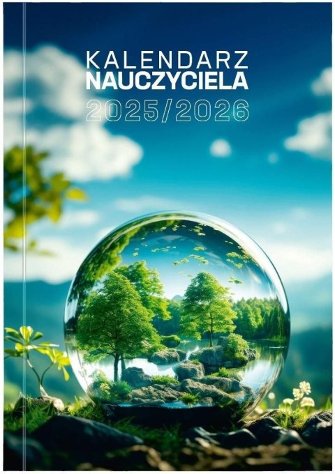 Wydawnictwo Wokół Nas Kalendarz nauczyciela książkowy (terminarz) Wydawnictwo Wokół Nas PCV EKO bezbarwny B6 (A5TN089B)