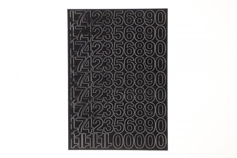 Farro Cyfry samoprzylepne czarne Farro