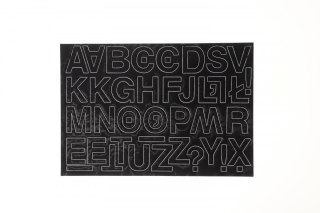 Farro Litery samoprzylepne czarny Farro