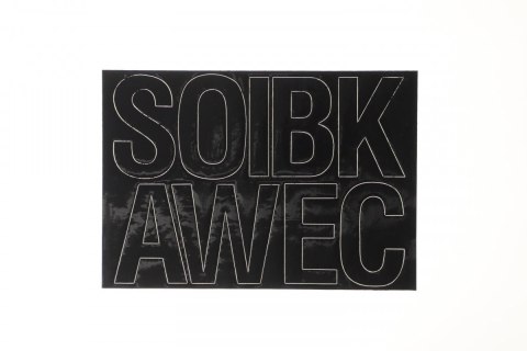 Farro Litery samoprzylepne czarny Farro