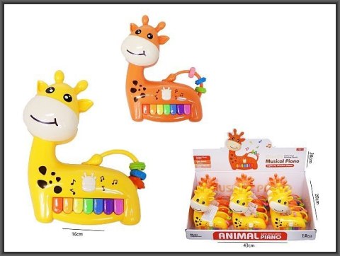 Hipo Pianino żyrafa 16cm 2 kolory Hipo (H13866)