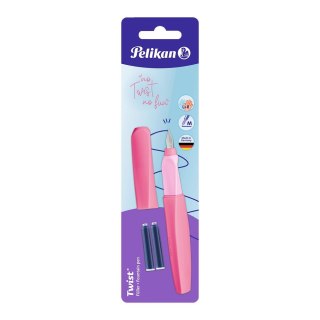 Pelikan Pióro wieczne Pelikan Twist P457 + 2 naboje Berry Pink (300010116)