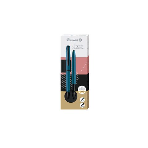 Pelikan Zestaw piśmienniczy Pelikan Jazz Noble Elegance Aqua pióro+długopis (400198413)