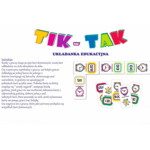 Abino Gra edukacyjna Abino tik tak mój świat Abino Gra edukacyjna Abino tik tak mój świat