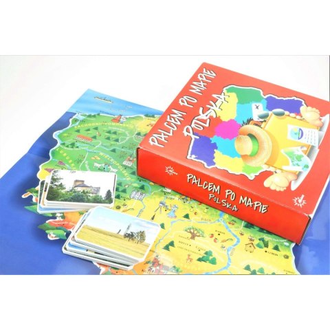 Abino Gra planszowa Abino Palcem po mapie Polska (4183718) Abino Gra planszowa Abino Palcem po mapie Polska (4183718)