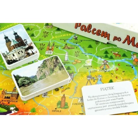 Abino Gra planszowa Abino Palcem po mapie Polska (4183718) Abino Gra planszowa Abino Palcem po mapie Polska (4183718)