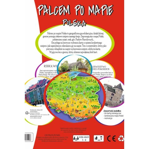 Abino Gra planszowa Abino Palcem po mapie Polska (4183718) Abino Gra planszowa Abino Palcem po mapie Polska (4183718)