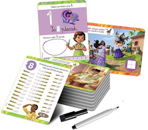 Ameet Książeczka edukacyjna Disney Uczy. Cyfry. Karty Ameet (UMK 9301)