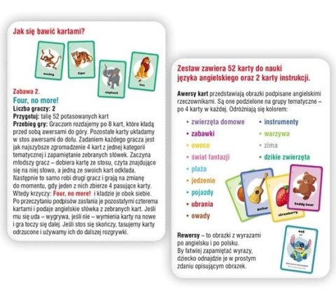 Ameet Książeczka edukacyjna Disney Uczy. Elementarz języka angielskiego. Karty Ameet (UEK 9302)