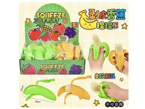 Bigtoys Gniotek Bigtoys banan 16cm (BZ0897) Bigtoys Gniotek Bigtoys banan 16cm (BZ0897)