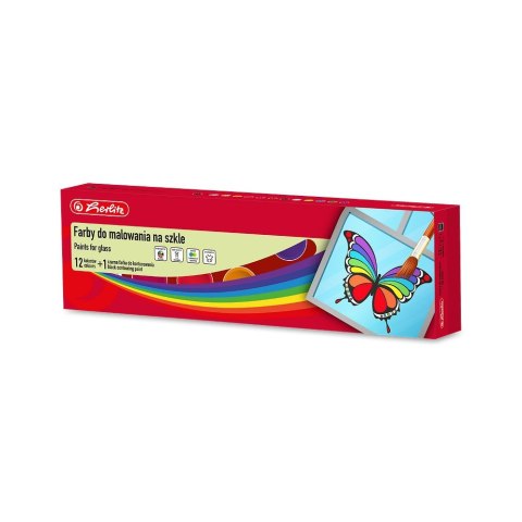 Herlitz Farba do malowania na szkle 9575655 Herlitz (300022812)