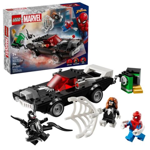 Lego Klocki konstrukcyjne Lego Marvel Super Heroes Spider-Man kontra muscle car Venoma (76309)