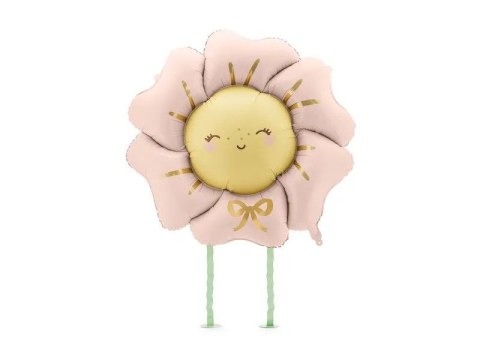 Partydeco Balon foliowy Kwiatek, 104x104 cm, rumiany różowy Partydeco (FB273-081RM)