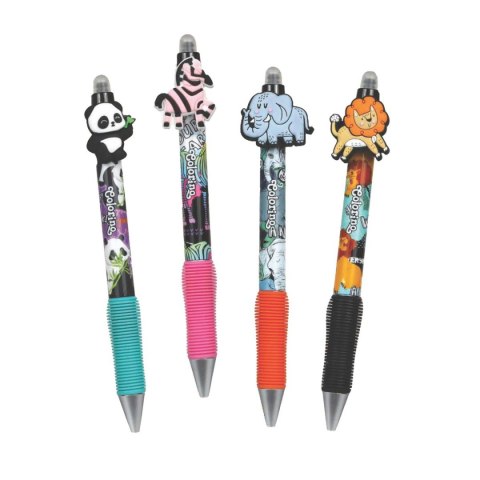 Patio Długopis standardowy ZOO wymazywalny wkład niebieski 0,5mm Patio (80402PTR)