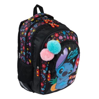 St.Majewski Plecak St.Majewski STITCH Black ALOHA 4 KOMORY (bpl-58)