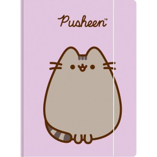 Unipap Teczka kartonowa na gumkę Pusheen A4 fioletowy 300g Unipap