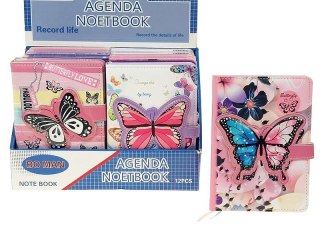 Adar Notes (notatnik) A5 z motylkiem krata [mm:] 180x130 Adar (620308)