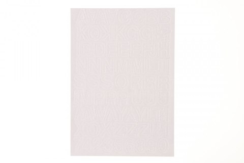 Farro Litery samoprzylepne biały Farro