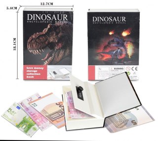 Lean Skarbonka Lean książka dinozaur (23490)