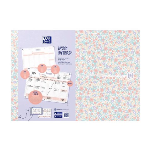 Oxford Kalendarz biurkowy Oxford Floral (400186601) Oxford Kalendarz biurkowy Oxford Floral (400186601)