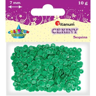 Titanum Cekiny Titanum Craft-Fun Series Okrągłe zielone
