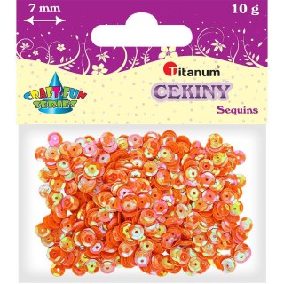Titanum Craft-fun Cekiny Titanum Craft-Fun Series Okrągłe perłowe pomarańczowe