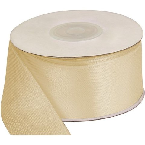 Titanum Wstążka Craft-Fun Series satynowa 38x25 [mm x m] kremowy Titanum (TS38-079)