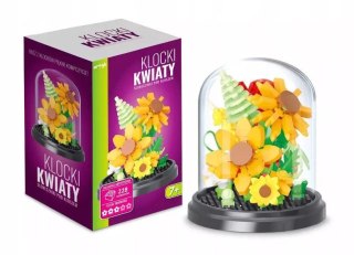 Artyk Klocki konstrukcyjne Artyk kwiaty Słoneczniki pod kloszem 228el (137013)