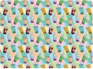 Biurfol Podkład na biurko Biurfol BUBBLE TEA mix PVC PCW (PSN-A4-37)