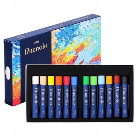 Deli Pastele olejne FINENOLO 12 kol 32 kol. Deli (EC212-12)