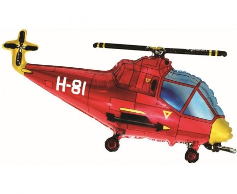 Godan Balon foliowy Helikopter (czerwony) 24cal Godan (B901667R)