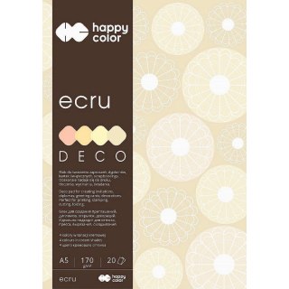 Happy Color Zeszyt papierów kolorowych Happy Color A5 170g 20k (HA 3717 1520-092)