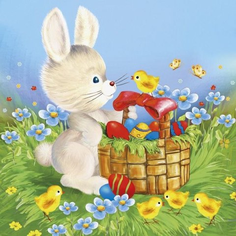 Pol-mak Serwetki Pol-mak Wielkanoc mix bibuła [mm:] 330x330 (SL WL)