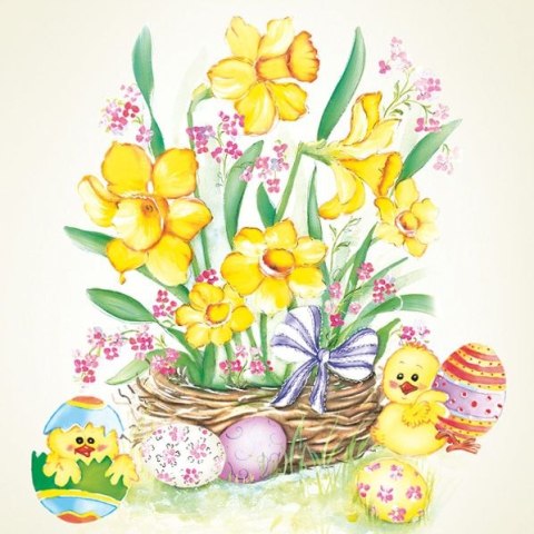 Pol-mak Serwetki Pol-mak Wielkanoc mix bibuła [mm:] 330x330 (SL WL)