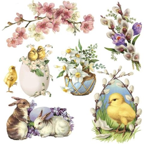 Pol-mak Serwetki Pol-mak Wielkanoc mix bibuła [mm:] 330x330 (SL WL)