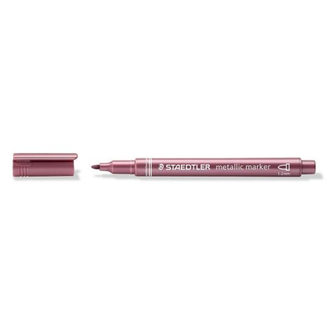 Staedtler Marker permanentny Staedtler metaliczny czerwone 1,0-2,0mm okrągła końcówka (8323-81) Staedtler Marker permanentny Staedtler metaliczny czerwone 1,0-2,0mm okrągła końcówka (8323-81)