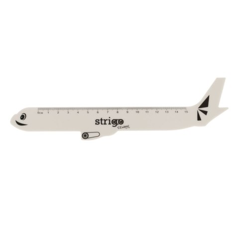 Strigo Linijka plastik 15 cm SAMOLOT 15cm Strigo (SSC365)