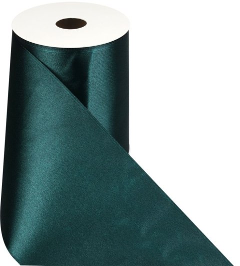 Titanum Wstążka Titanum Craft-Fun Series satynowa 100x25 [mm x m] zielony butelkowy (TS100-012B)