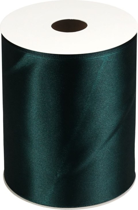 Titanum Wstążka Titanum Craft-Fun Series satynowa 100x25 [mm x m] zielony butelkowy (TS100-012B)