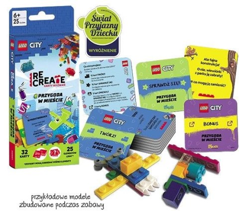 Ameet Książeczka edukacyjna Ameet LEGO® City. Recreate. Karty Wyzwań. Przygoda w mieście (ACP 6001) Ameet Książeczka edukacyjna Ameet LEGO® City. Recreate. Karty Wyzwań. Przygoda w mieście (ACP 6001)