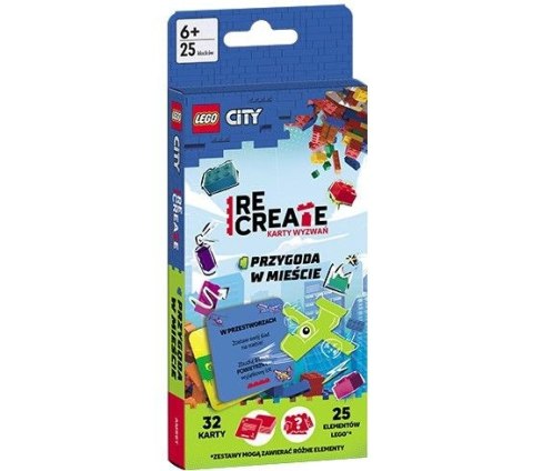 Ameet Książeczka edukacyjna Ameet LEGO® City. Recreate. Karty Wyzwań. Przygoda w mieście (ACP 6001) Ameet Książeczka edukacyjna Ameet LEGO® City. Recreate. Karty Wyzwań. Przygoda w mieście (ACP 6001)