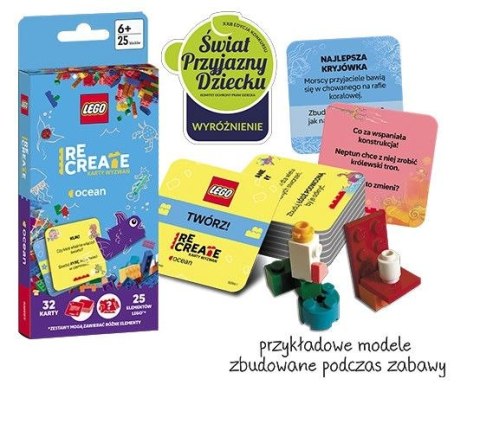 Ameet Książeczka edukacyjna LEGO® Recreate. Karty Wyzwań. Ocean Ameet (ACP 6605)