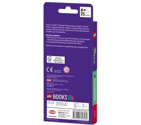 Ameet Książeczka edukacyjna LEGO® Recreate. Karty Wyzwań. Wynalazki Ameet (ACP 6608)