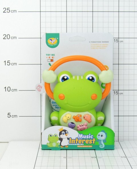 Dromader Zabawka dźwiękowa Żabka dla malucha Dromader (130-1341157)