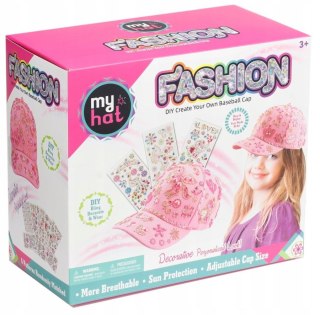 Dromader Zestaw kreatywny dla dzieci różowa czapka do dekorowania Dromader (130-1355121)